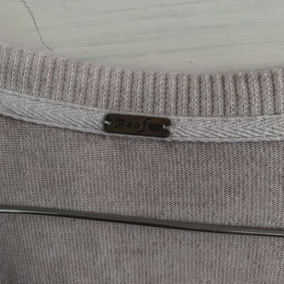 Open front elbow-patch cardigan sweater - Picture 2 of 5